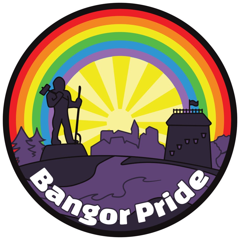 Bangor Pride round logo