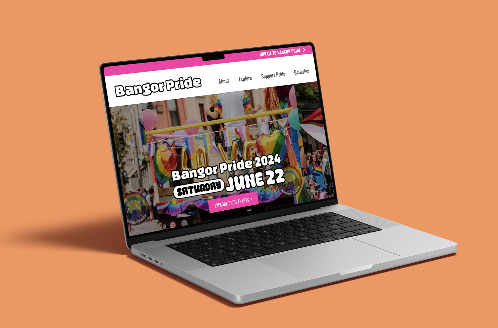 Bangor Pride 2024 website