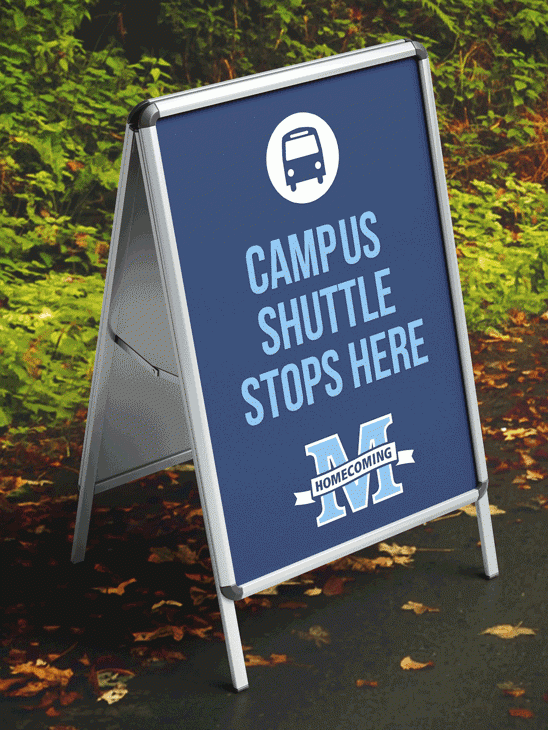 Maine Virtual Homecoming signage