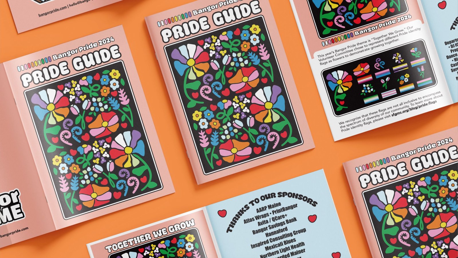Bangor Pride 2024 booklets