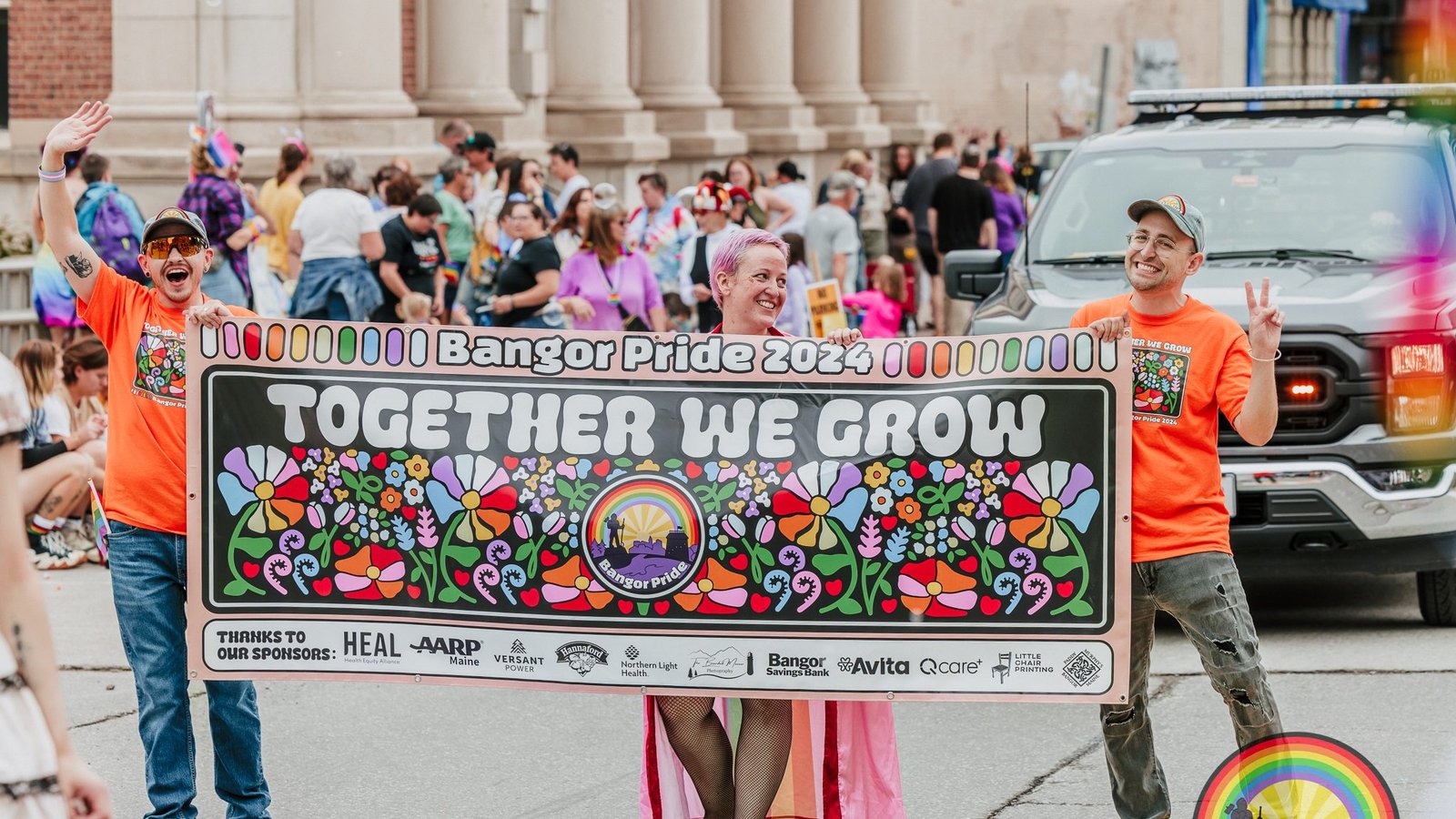 Bangor Pride 2024 banners